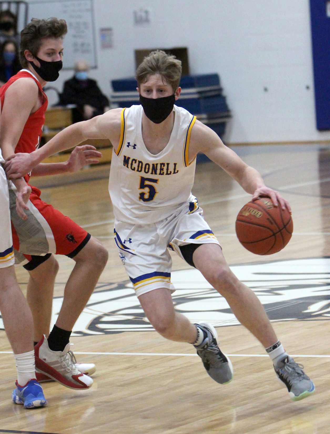 Bruce at McDonell boys basketball 2-19-21